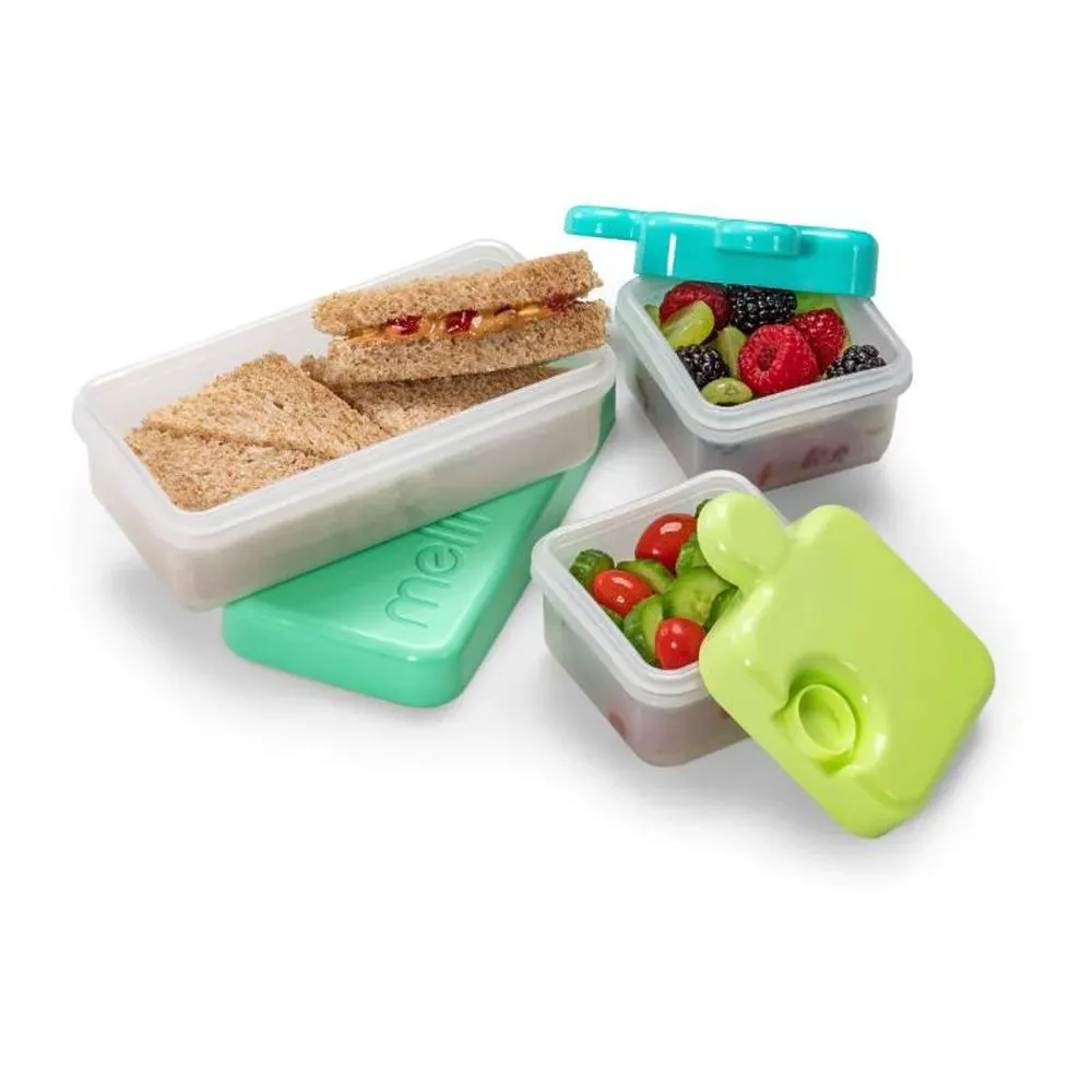 Melii Blue Puzzle Food Containers