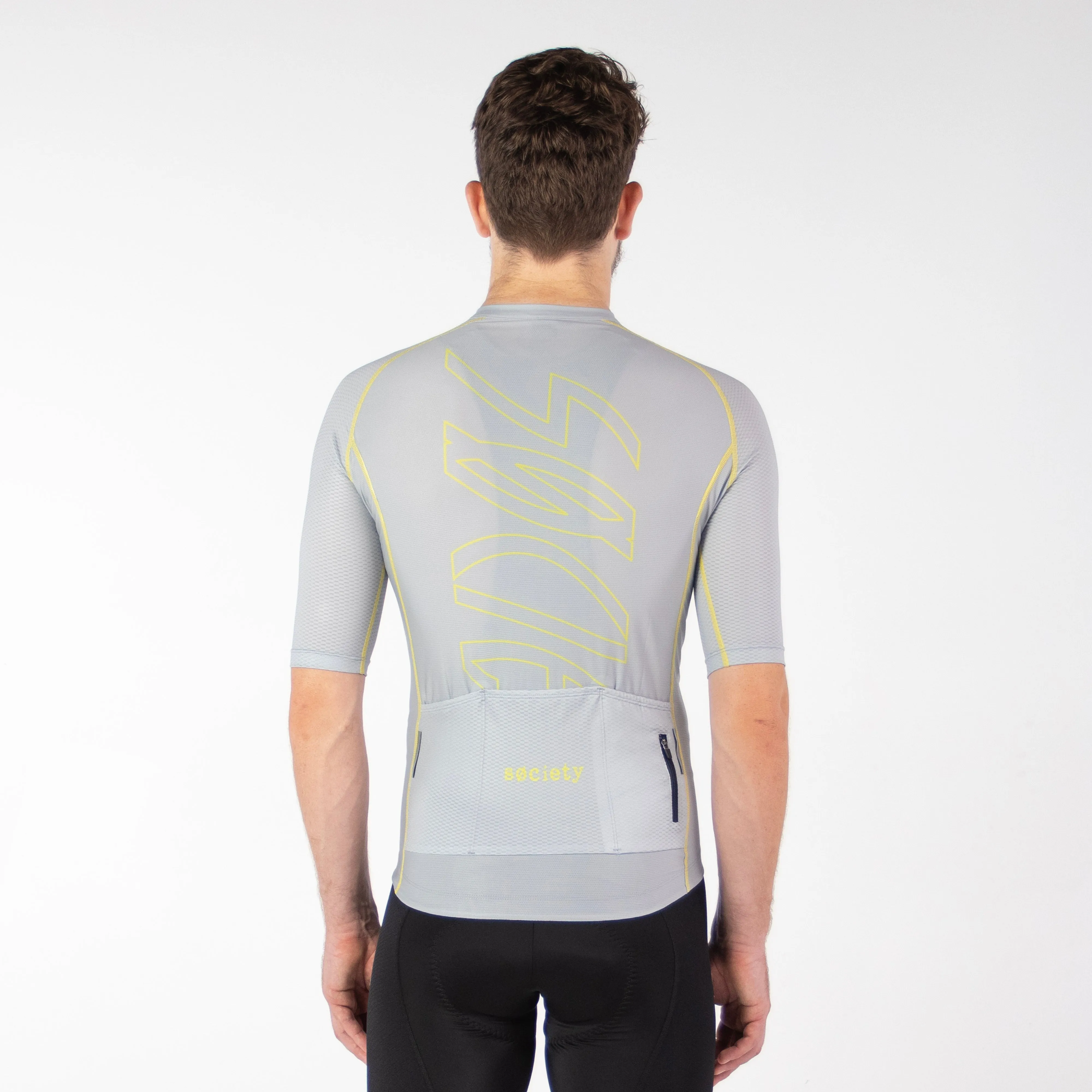 Mens Omni HyperMesh Jersey (Silver/Green)