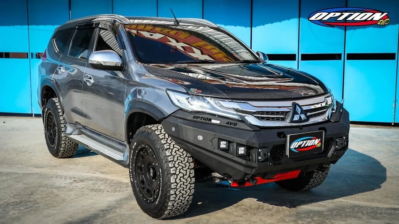 Mitsubishi Pajero V.1 FRONT WINCH BAR  ( 2015-2019 )