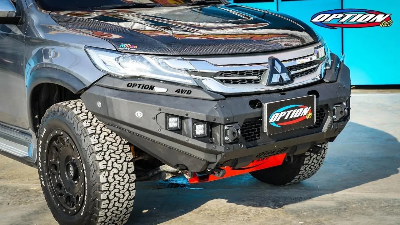 Mitsubishi Pajero V.1 FRONT WINCH BAR  ( 2015-2019 )