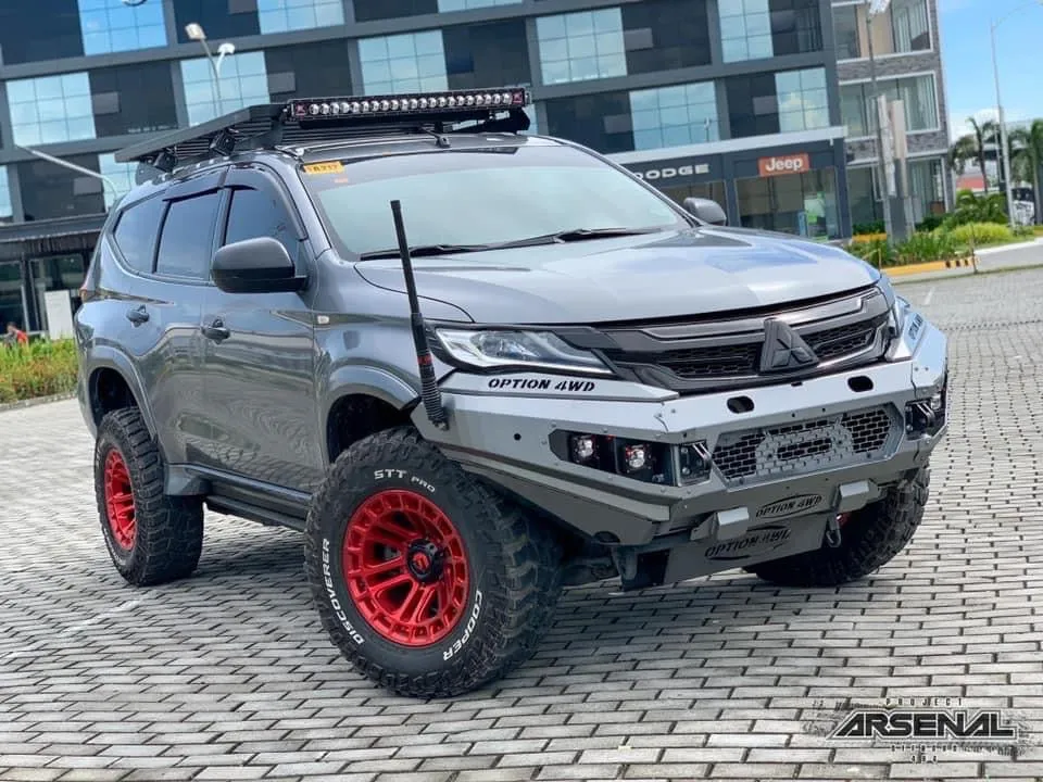 Mitsubishi Pajero V.1 FRONT WINCH BAR  ( 2015-2019 )