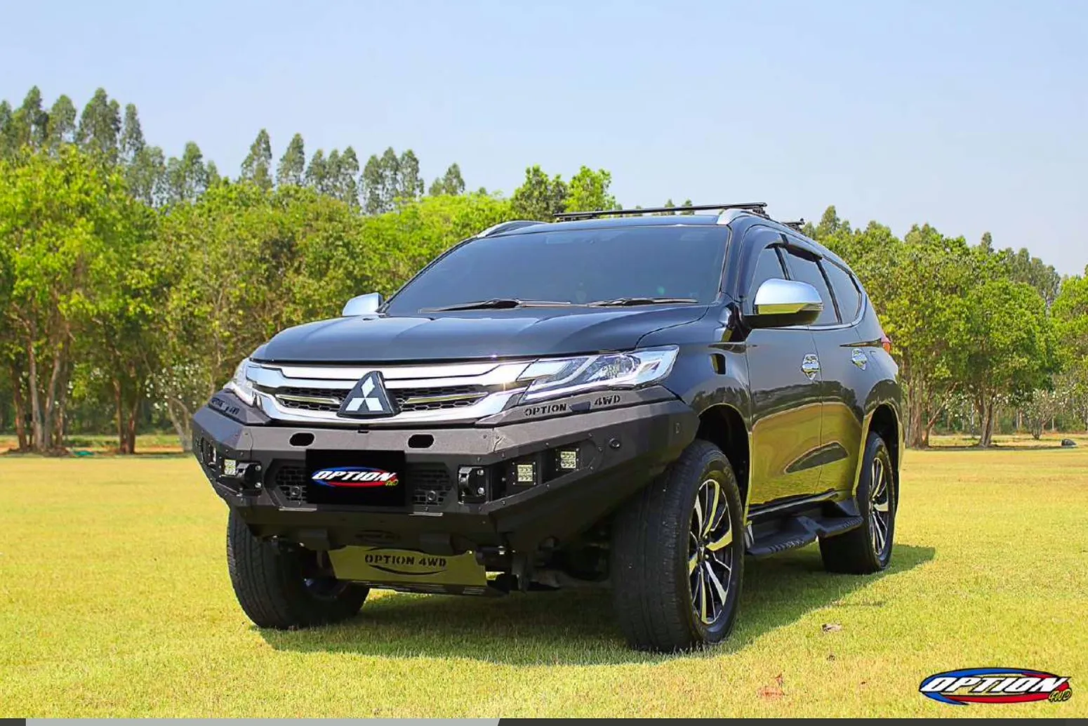 Mitsubishi Pajero V.1 FRONT WINCH BAR  ( 2015-2019 )
