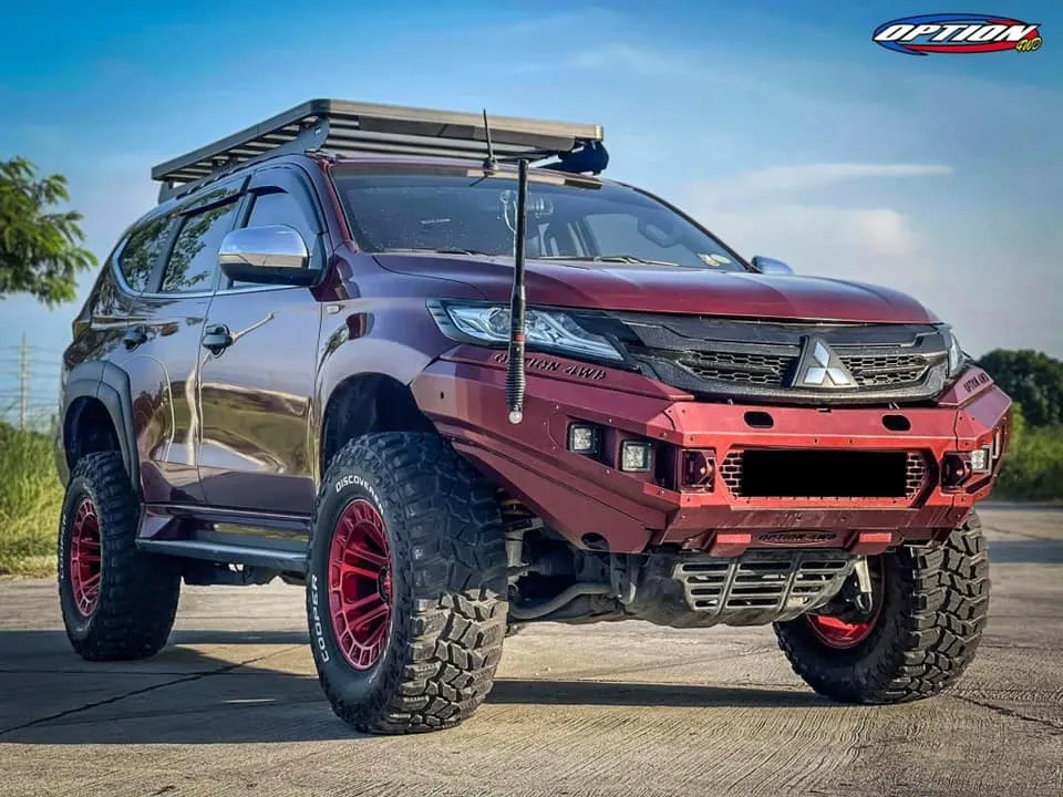 Mitsubishi Pajero V.1 FRONT WINCH BAR  ( 2015-2019 )