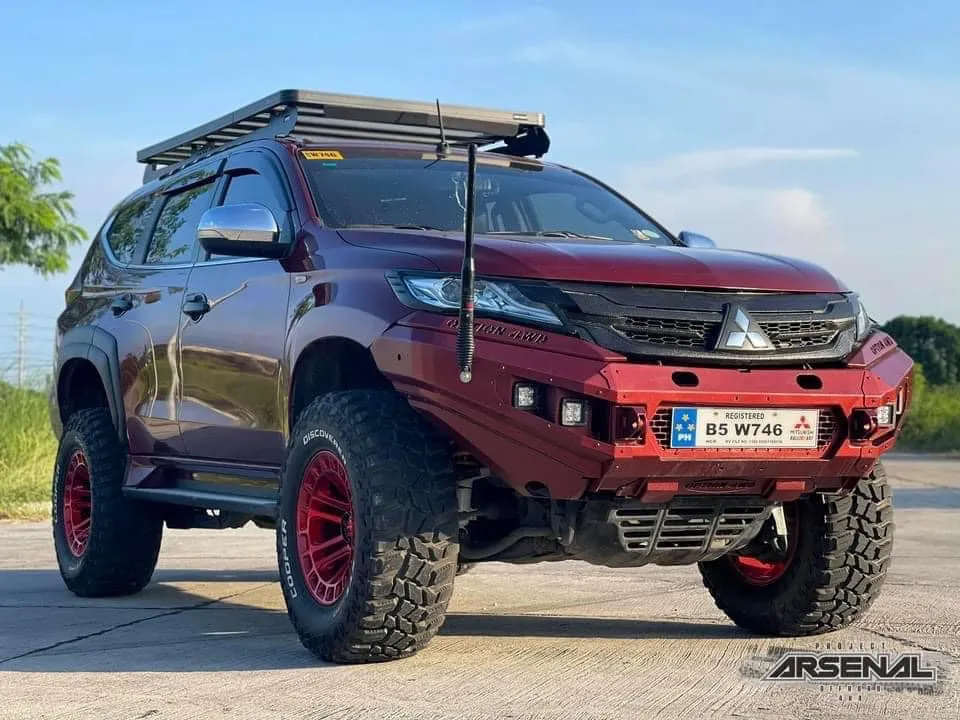 Mitsubishi Pajero V.1 FRONT WINCH BAR  ( 2015-2019 )