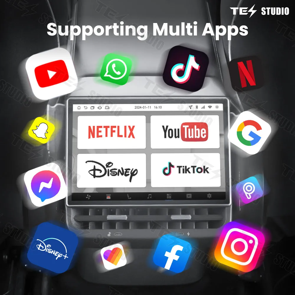 Model 3/Y R89 Rear Display with Disney Plus Entertainment（February 2019 ）Tesstudio®