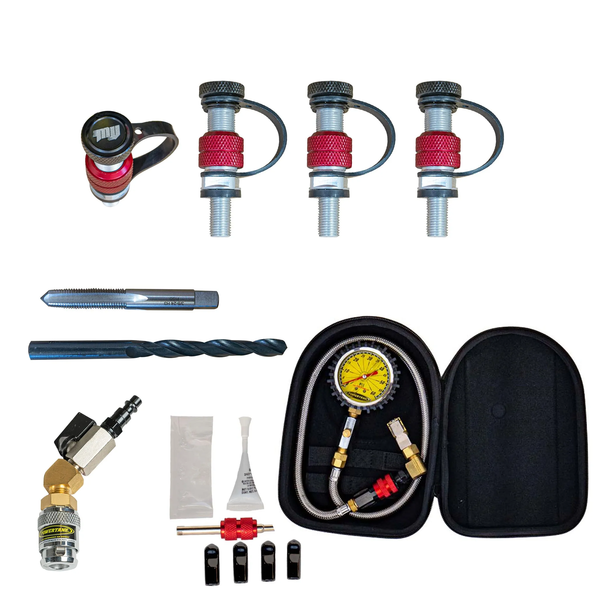 Monster Valve Tap2 - Tap install - Rapid Tire Air Up and Air Down Kit