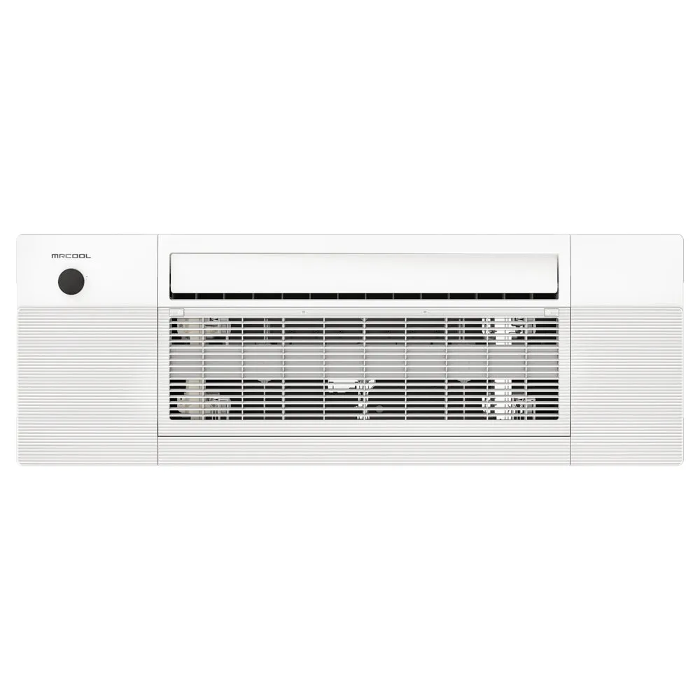 MRCOOL® DIY Mini Split 21,000 BTU 21 SEER 2 Zone Ceiling Cassette Ductless Air Conditioner and Heat Pump - 9K   12K