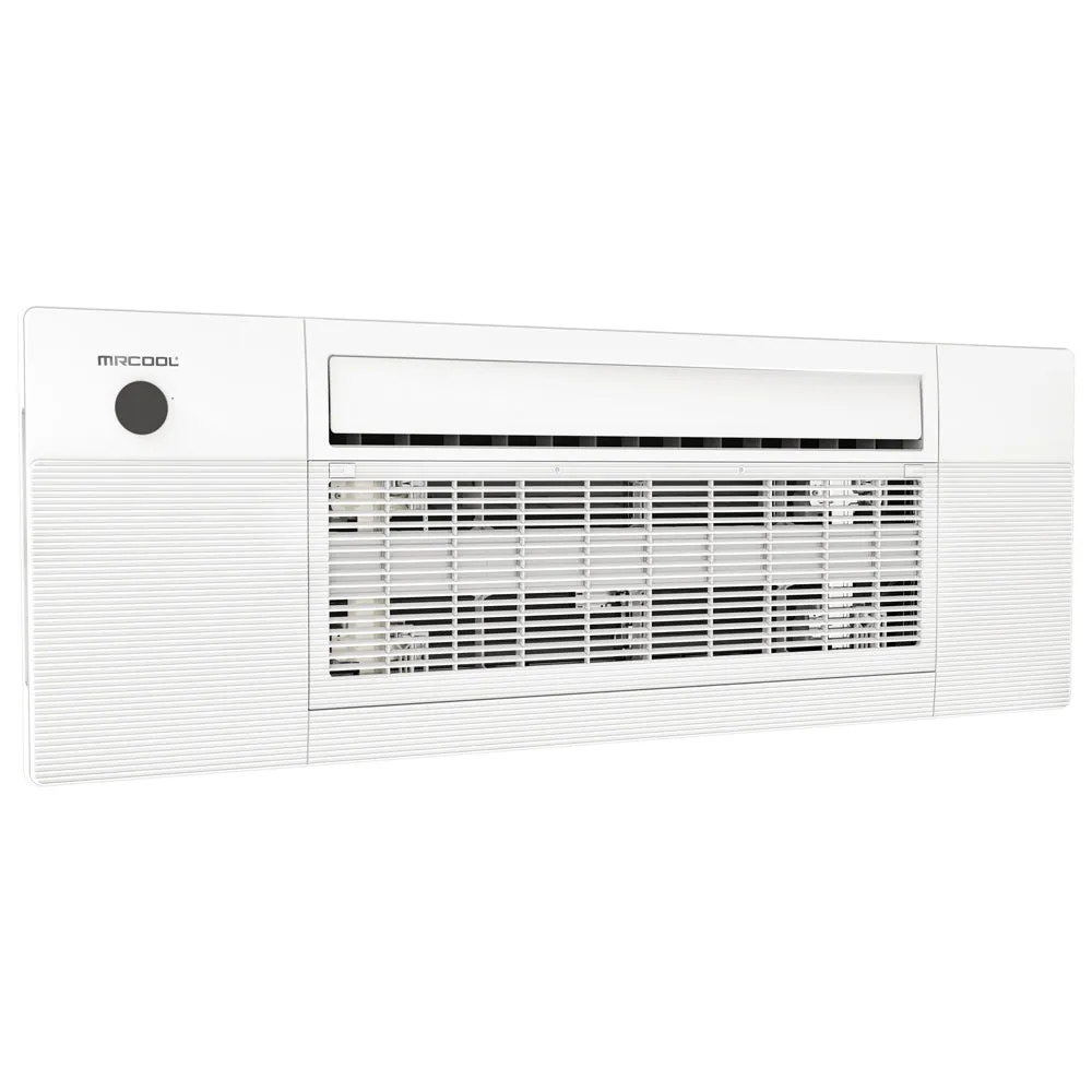 MRCOOL® DIY Mini Split 21,000 BTU 22 SEER 2 Zone Ceiling Cassette Ductless Air Conditioner and Heat Pump - 9K   12K