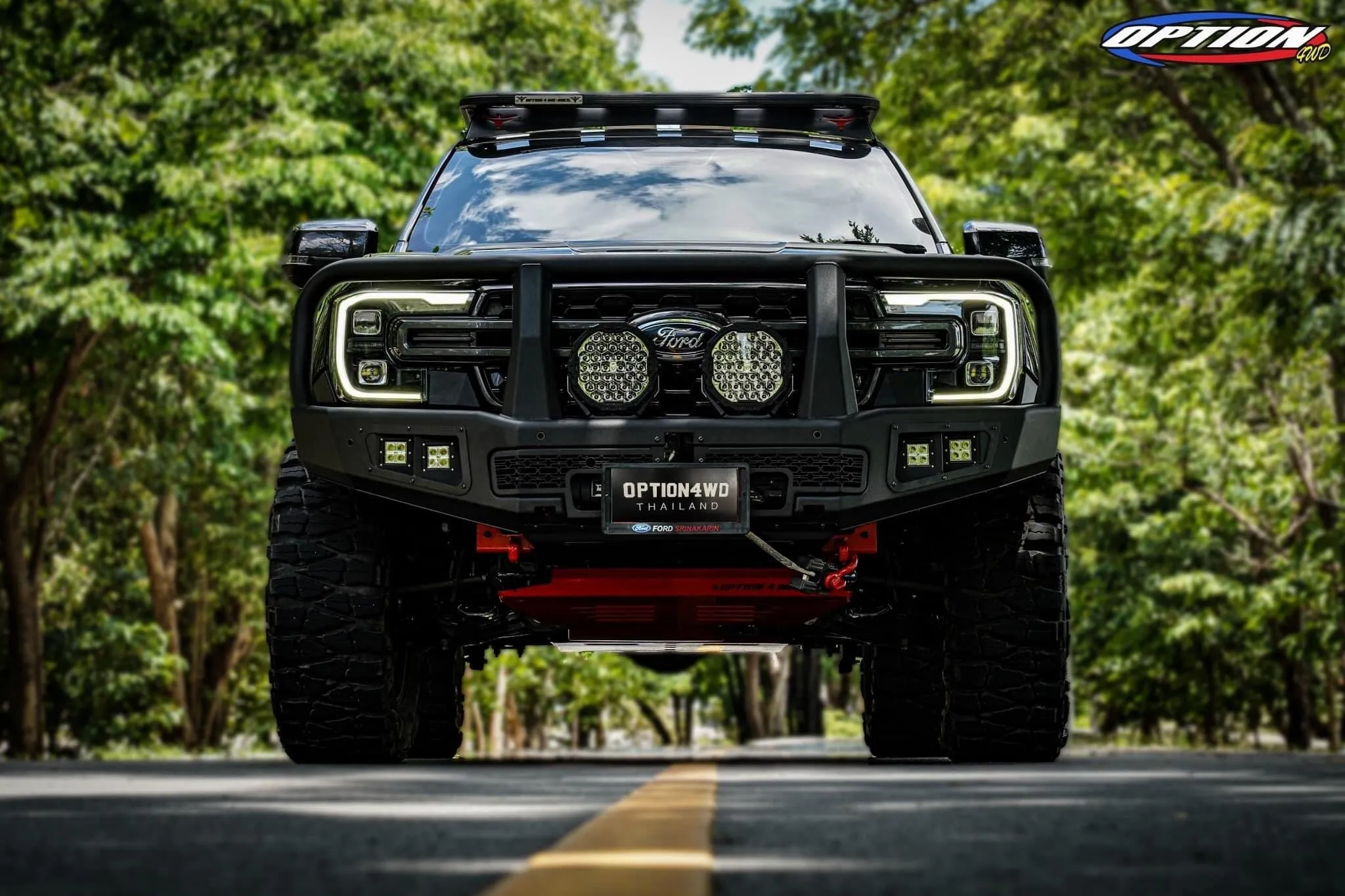 NEXT-GEN 2022  OP-V2 SUPREME FRONT WINCH BAR  ( Loop ) - FORD RANGER & EVEREST