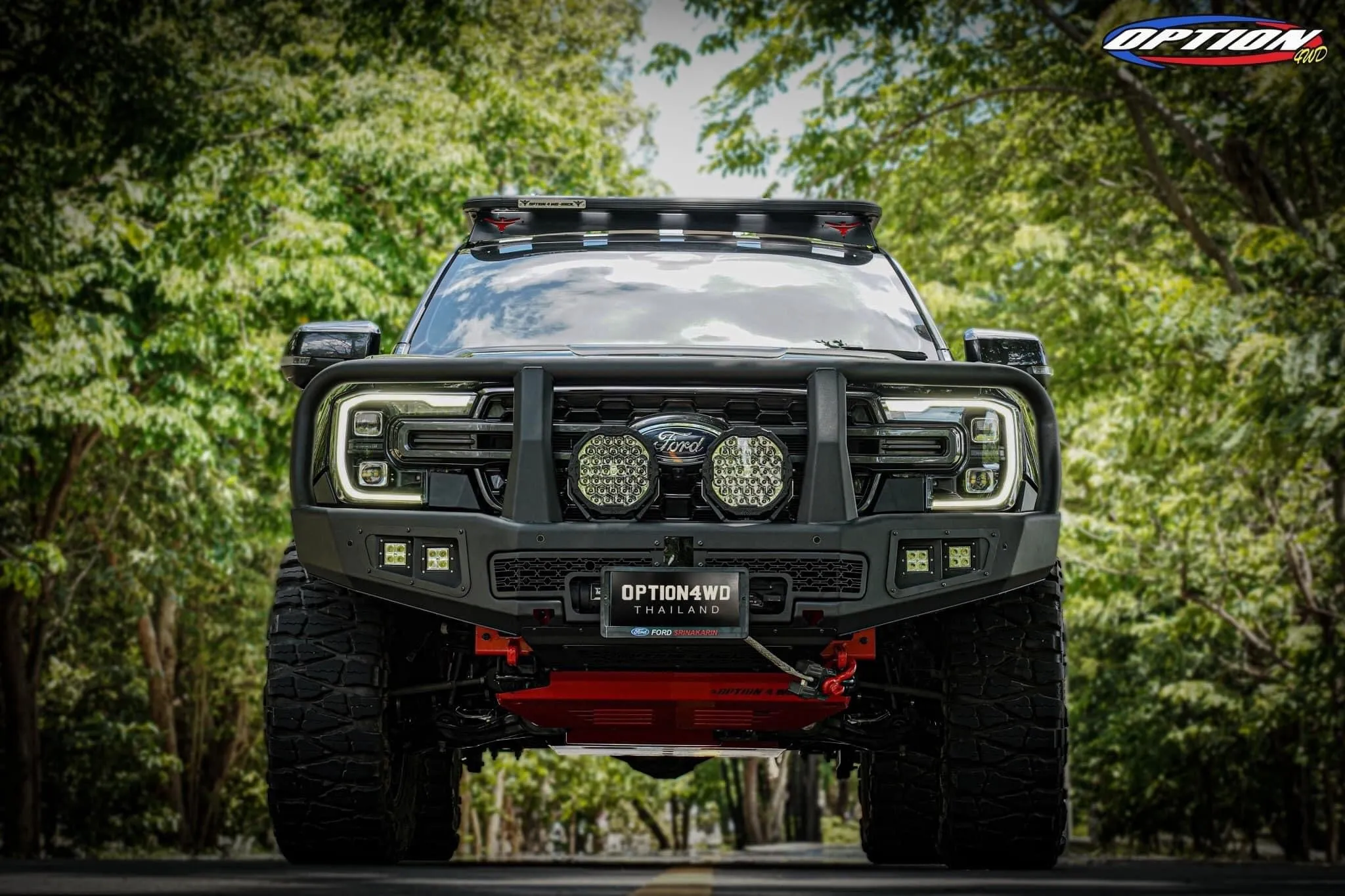 NEXT-GEN 2022  OP-V2 SUPREME FRONT WINCH BAR  ( Loop ) - FORD RANGER & EVEREST