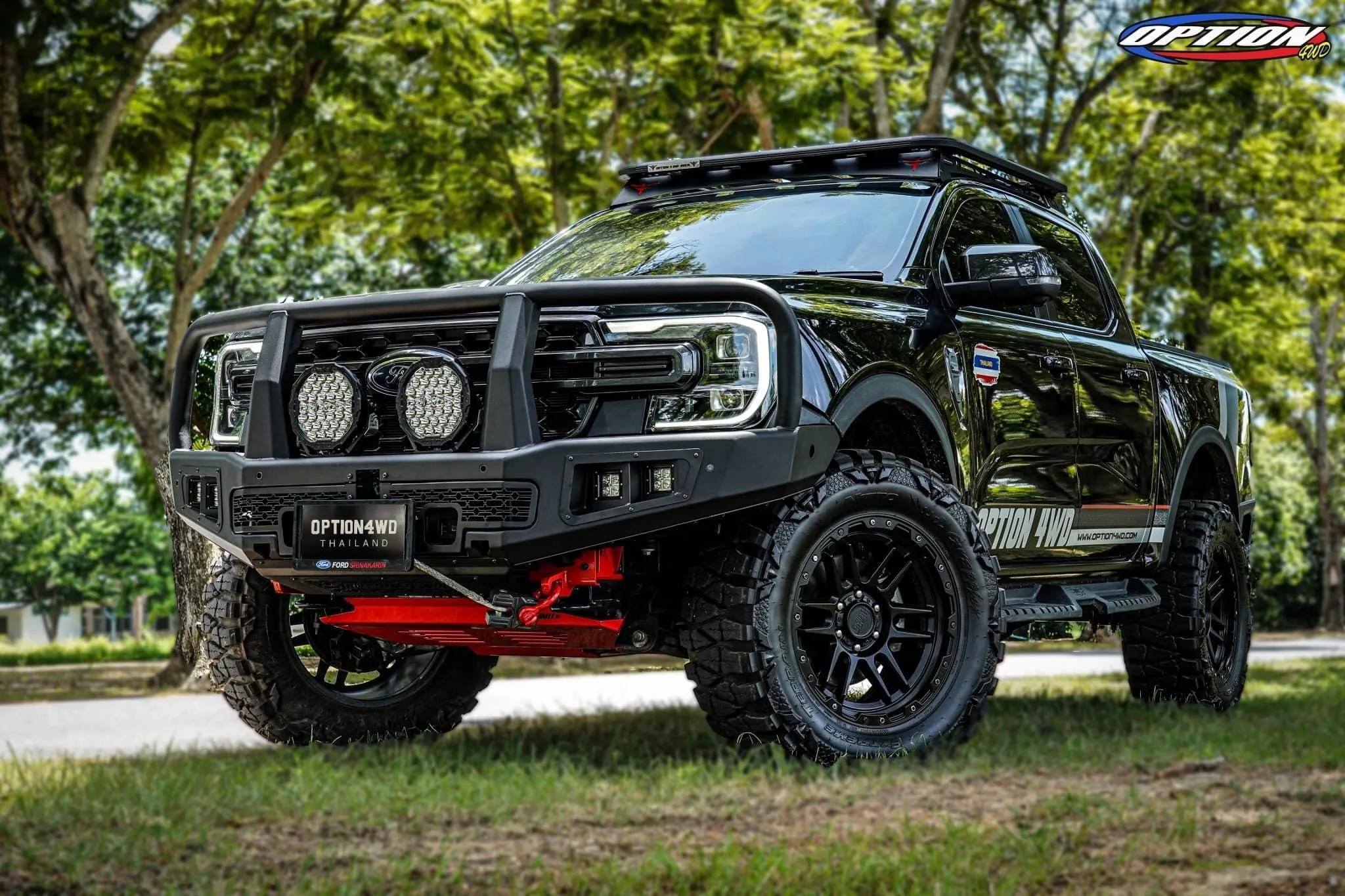 NEXT-GEN 2022  OP-V2 SUPREME FRONT WINCH BAR  ( Loop ) - FORD RANGER & EVEREST