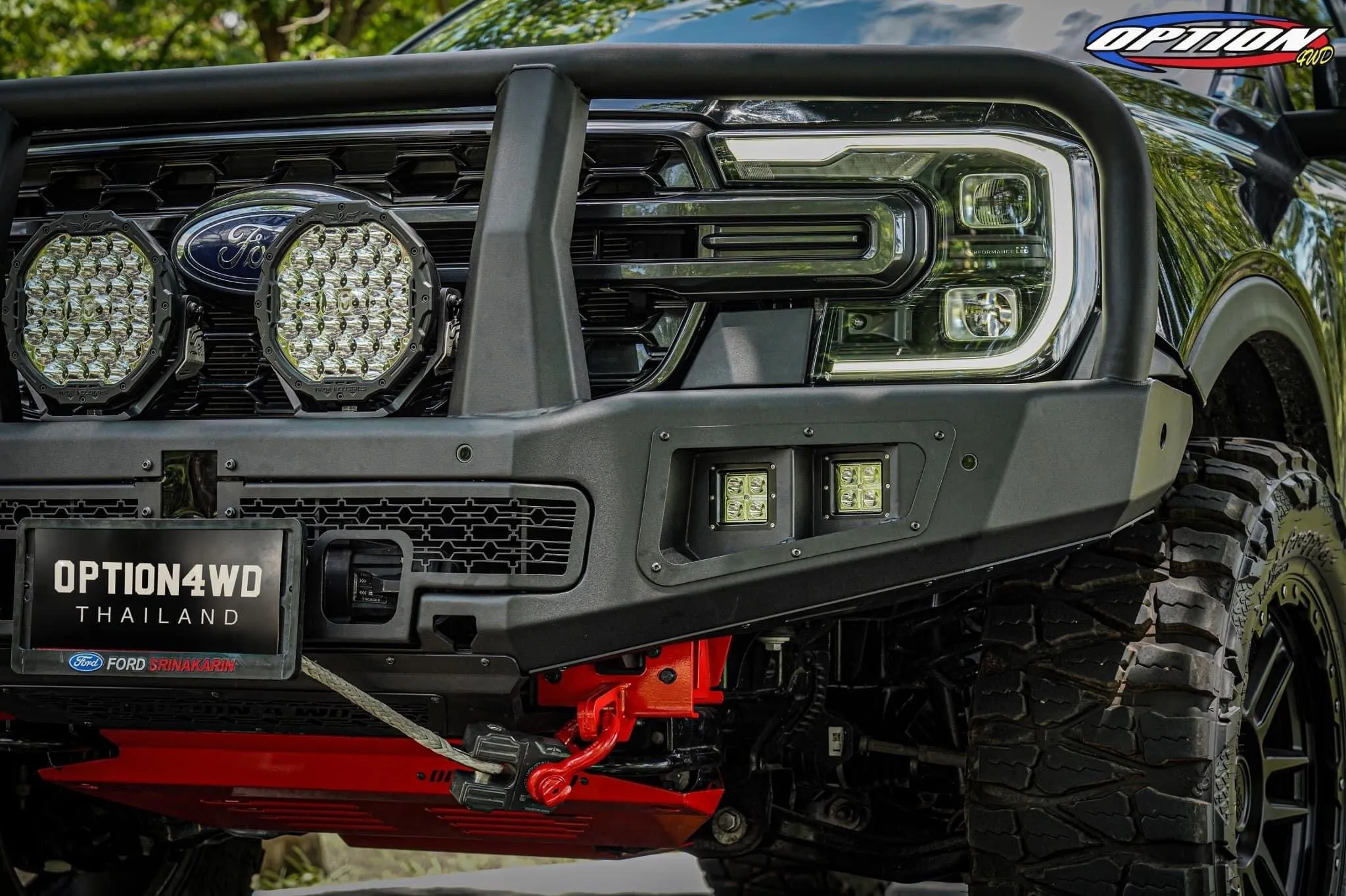 NEXT-GEN 2022  OP-V2 SUPREME FRONT WINCH BAR  ( Loop ) - FORD RANGER & EVEREST