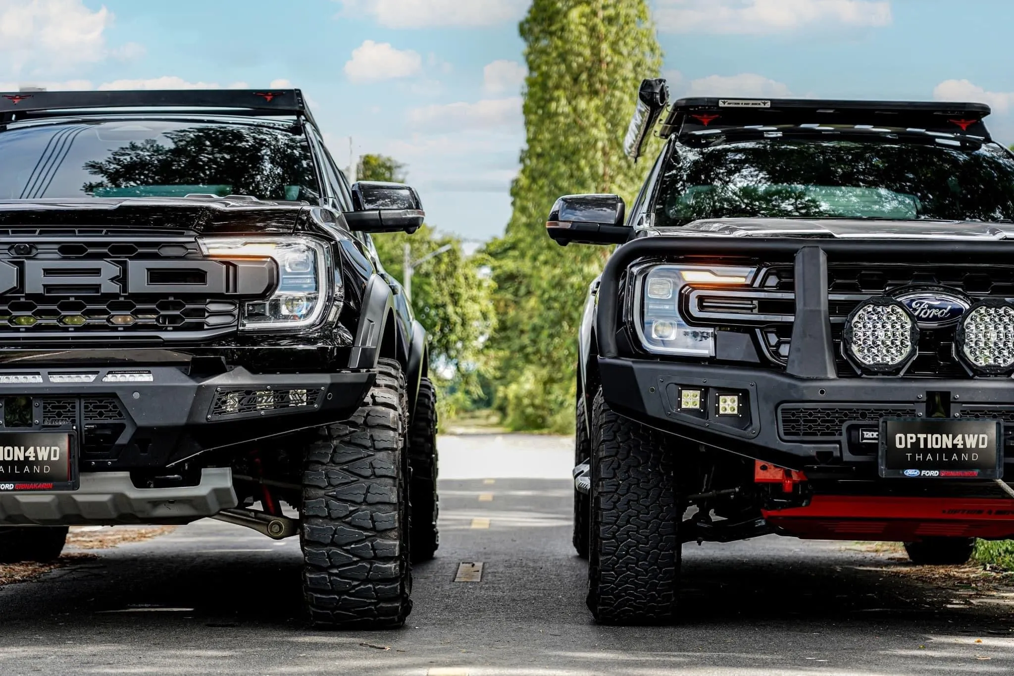 NEXT-GEN 2022  OP-V2 SUPREME FRONT WINCH BAR  ( Loop ) - FORD RANGER & EVEREST