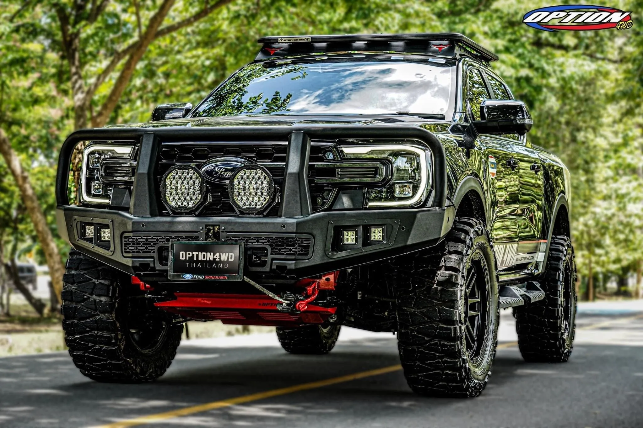 NEXT-GEN 2022  OP-V2 SUPREME FRONT WINCH BAR  ( Loop ) - FORD RANGER & EVEREST