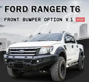 OPTION4WD - V.1 FRONT WINCH BAR,  PX1 FORD RANGER ( 2012-2014 )