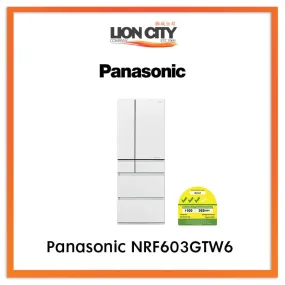 PANASONIC 488L 6 DOOR FRIDGE NRF603GTW6 (MATURE WHITE- MADE IN JAPAN)