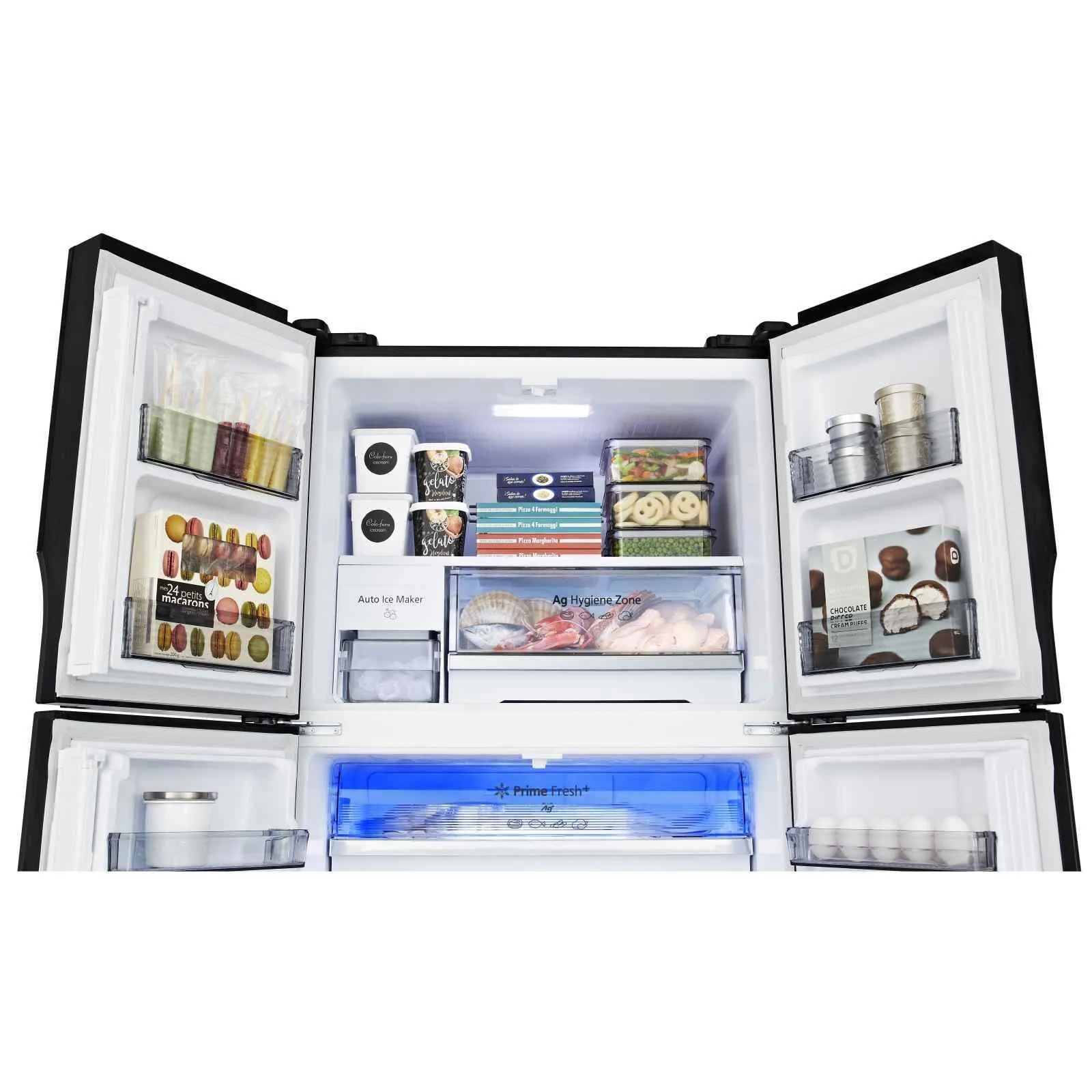 PANASONIC 533L 4 DOOR FRIDGE NR-DZ601WGKS (GLASS BLACK)
