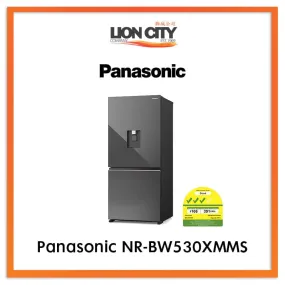 PANASONIC NR-BW530XMMS 2 DOOR FRIDGE (NET 497L)