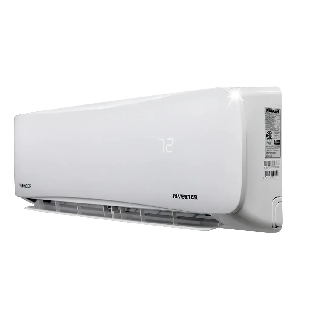 Pioneer® Multi Zone 9,000 BTU Quantum Series Wall Mount Indoor Section Split Inverter   Air Conditioner Heat Pump 230V