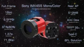 Player One Astronomy ZEUS 455C PRO (IMX455) USB3.0 Color Cooled Camera