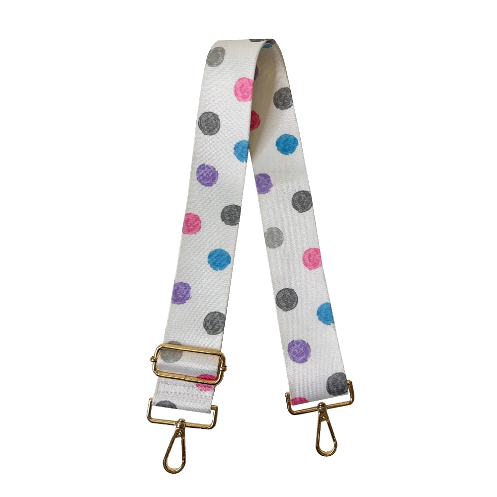 Polka Dot Interchangeable Printed Bag Strap