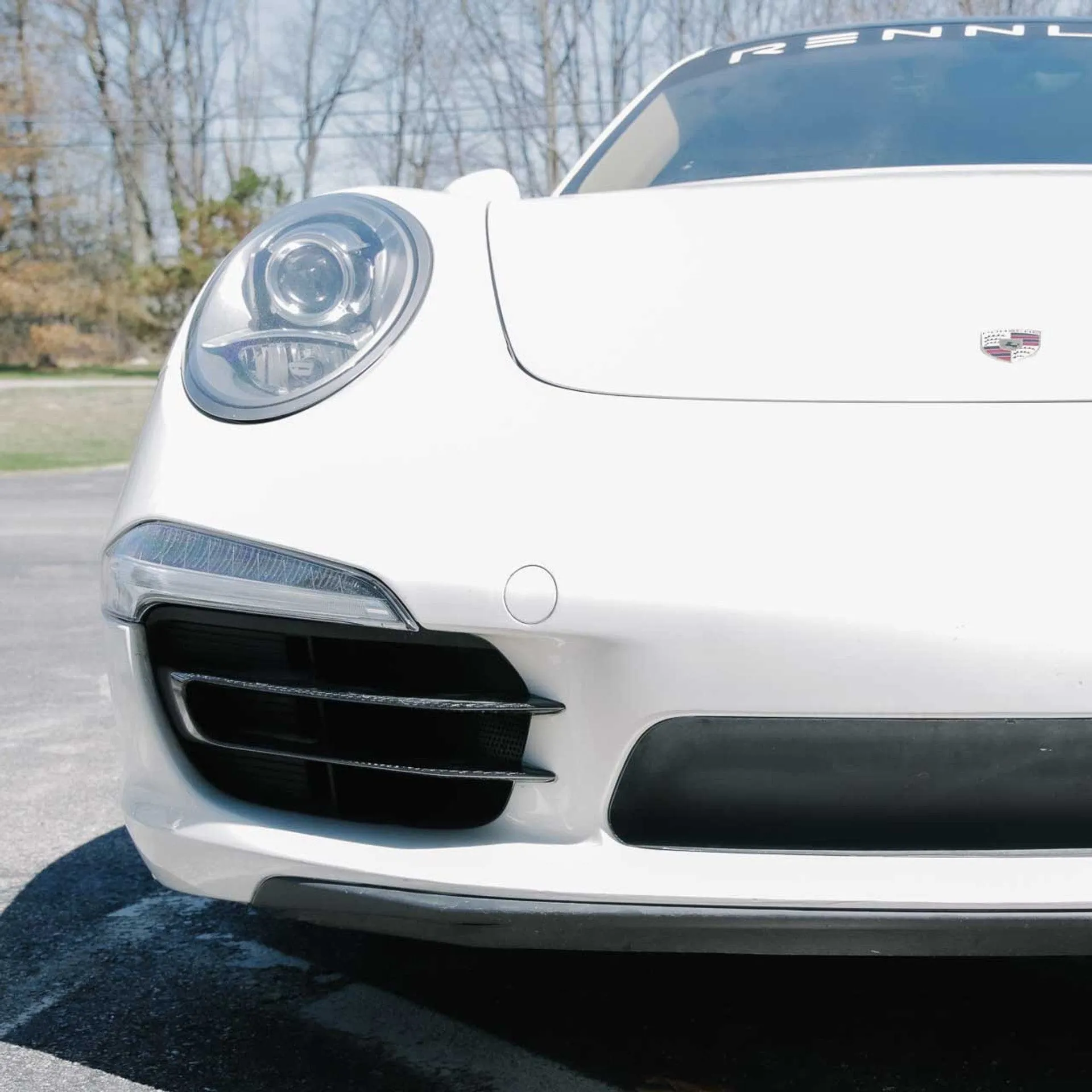 Porsche 991.1 / Carrera CARBON FIBER FRONT AIR DUCT SPLITTERS