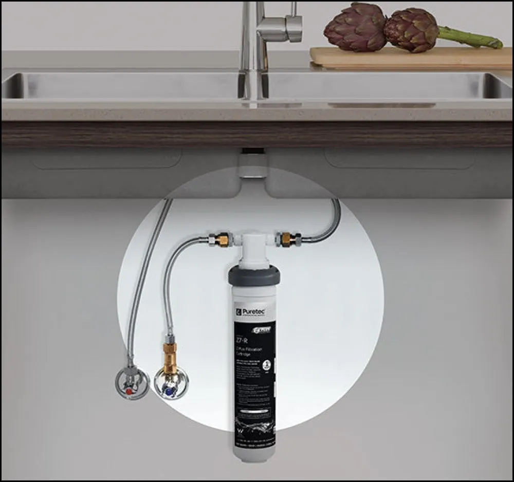 Puretec PUREMIX-Z7 High Flow 1 Micron Inline Water Filter System - 60,560 Litres Capacity - Special Order