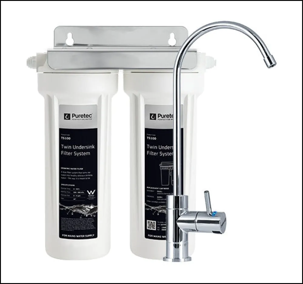 Puretec TS200 High Loop Designer Faucet with Dual Filter System and Cyst Reduction - Special Order