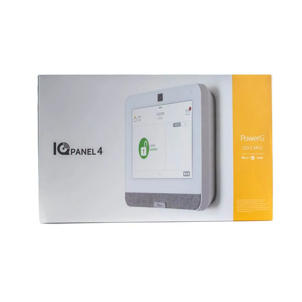 Qolsys IQ Panel 4 PowerG   319.5 Touchscreen Wireless Alarm System
