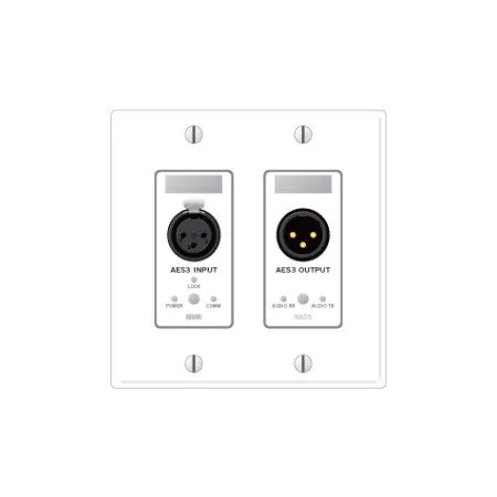 Rane RAD5 Remote Audio Device -AES3 Input/AES3 Output - Black