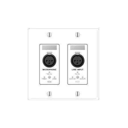 Rane RAD6 Remote Audio Device -Stereo RCA/3.5MM Line In & Out - Ivory