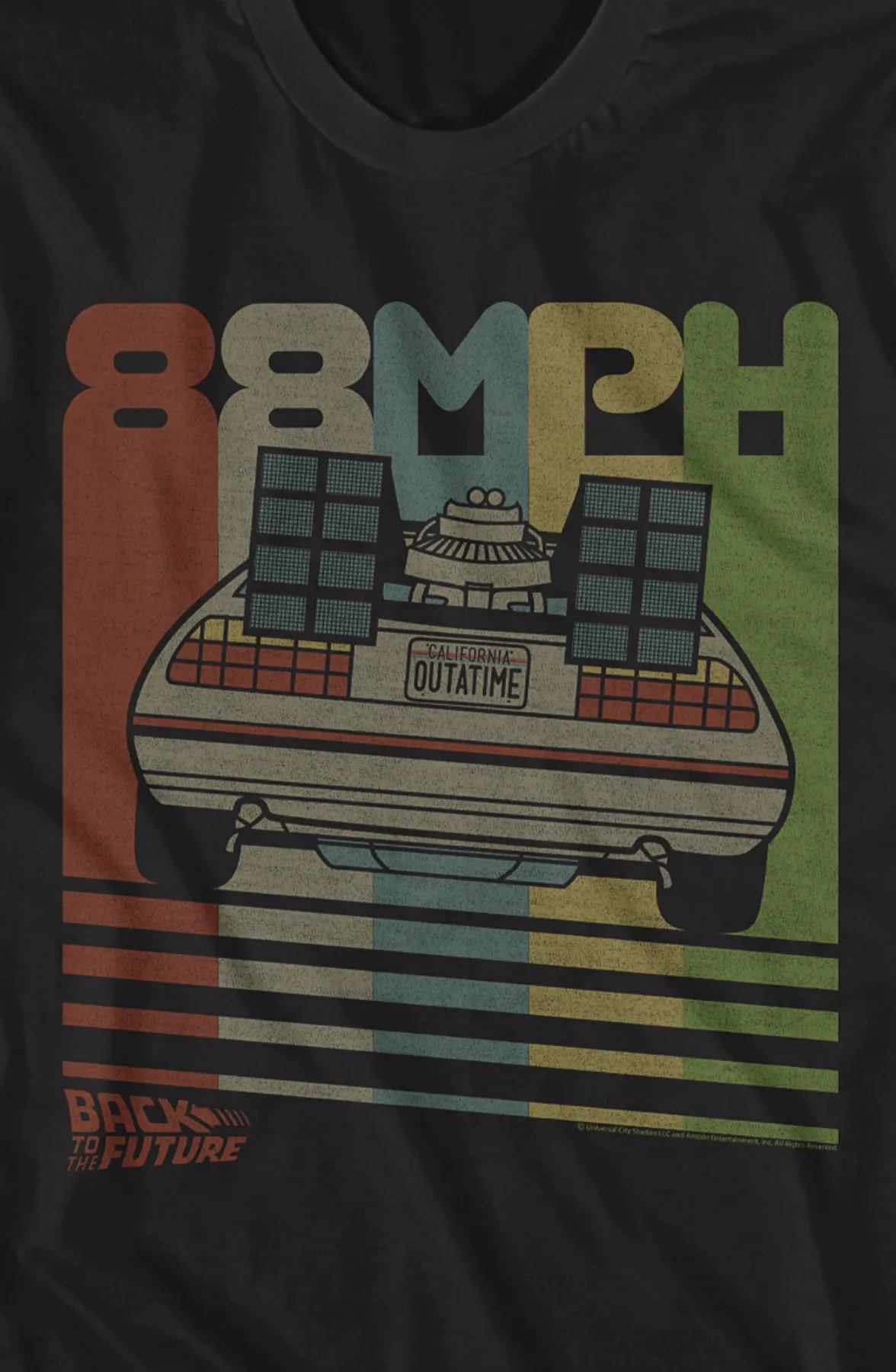 Retro DeLorean Back To The Future T-Shirt