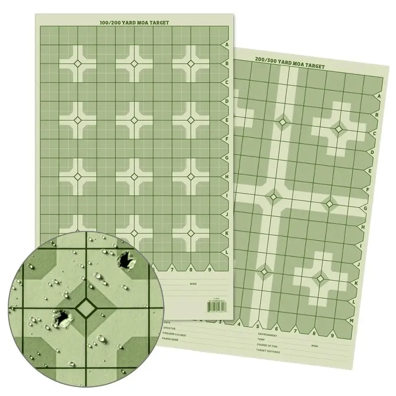 Rite in the Rain Precision Distance Cross MOA Shooting Target - 11" x 17"