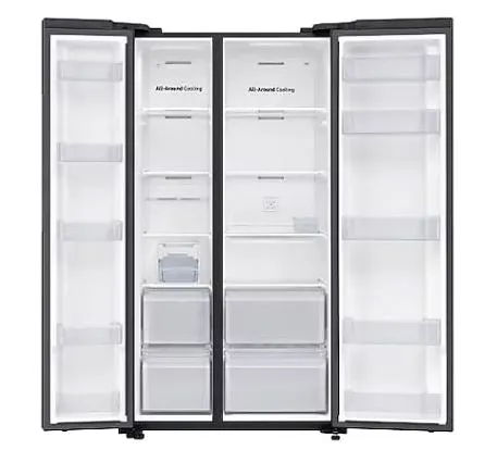 Samsung RS62R5004B4/SS, Side-by-side Refrigerator, 647L, 2 Ticks