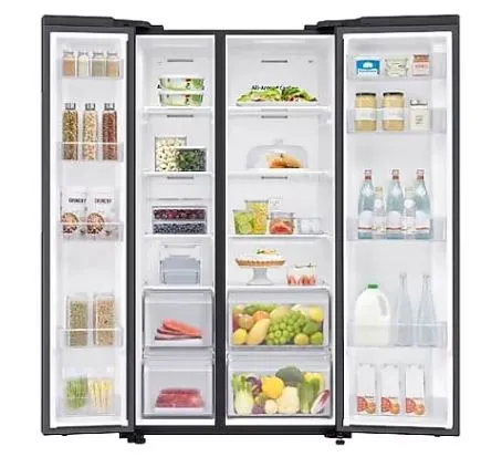 Samsung RS62R5004B4/SS, Side-by-side Refrigerator, 647L, 2 Ticks