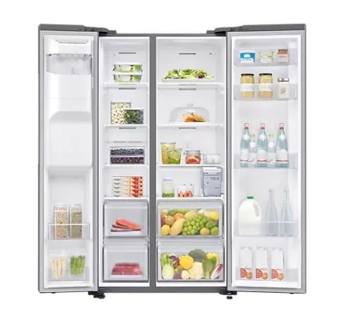 Samsung RS64R5306M9/SS 617L Side-by-side Refrigerator SpaceMax™, 3 Ticks