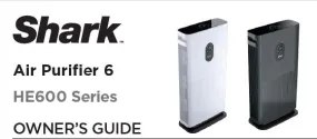 Shark Air Purifier User Manual Model-HE602