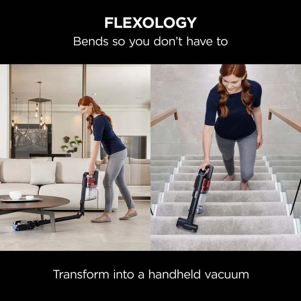 Shark IZ300UKT Anti Hair Wrap Cordless Stick Vacuum Cleaner with PowerFins Flexology & TruePet