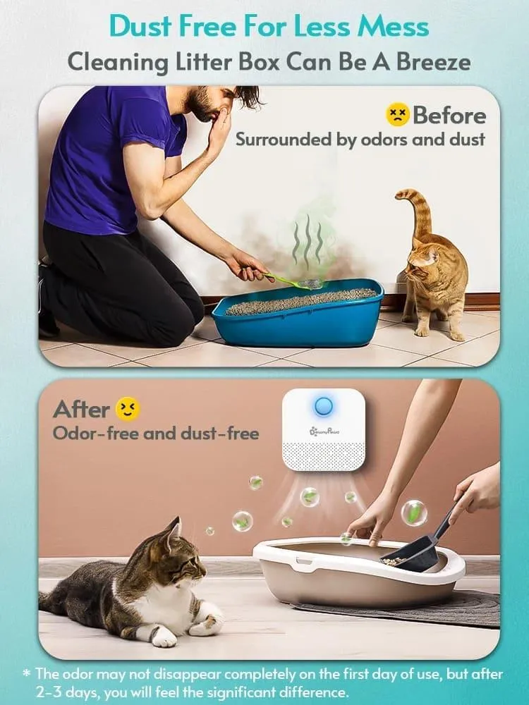 Smart Cat Odor Purifier - Freshen Up Your Pet's Toilet Area with Advanced Deodorizing Technology