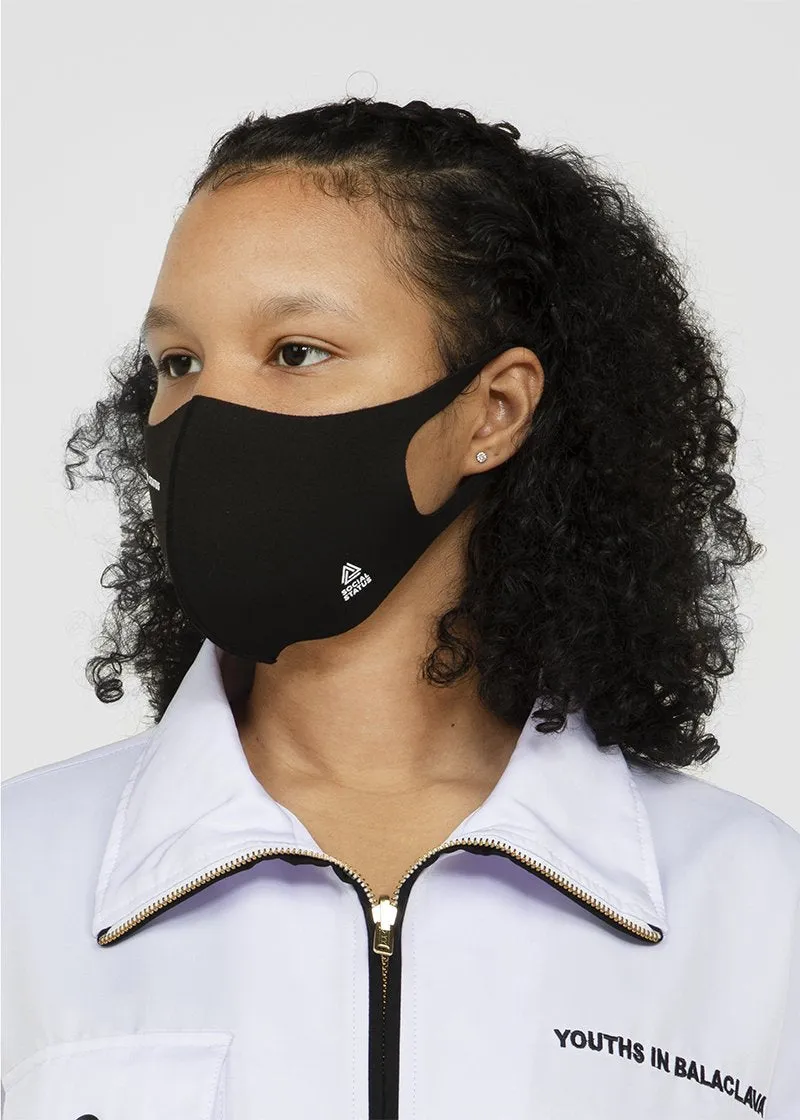 SOCIAL STATUS: EVERYDAY FACE MASK [BLACK]