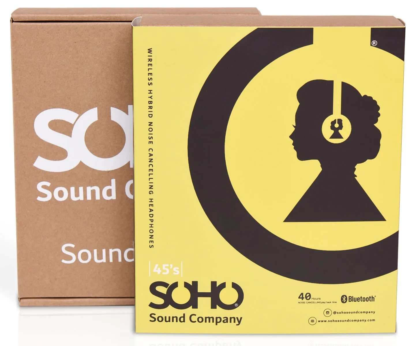 Soho 45's Headphones - White