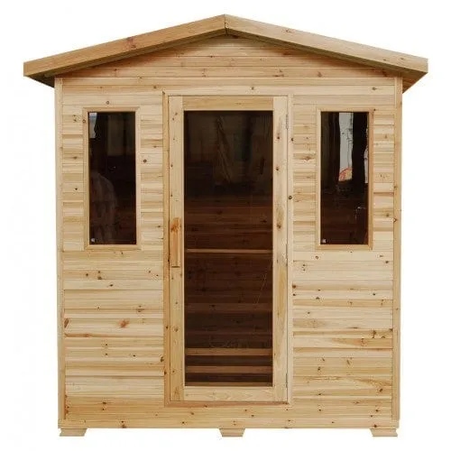 SunRay Grandby Outdoor 3 Person Far Infrared Sauna with Ceramic Heater - HL300D
