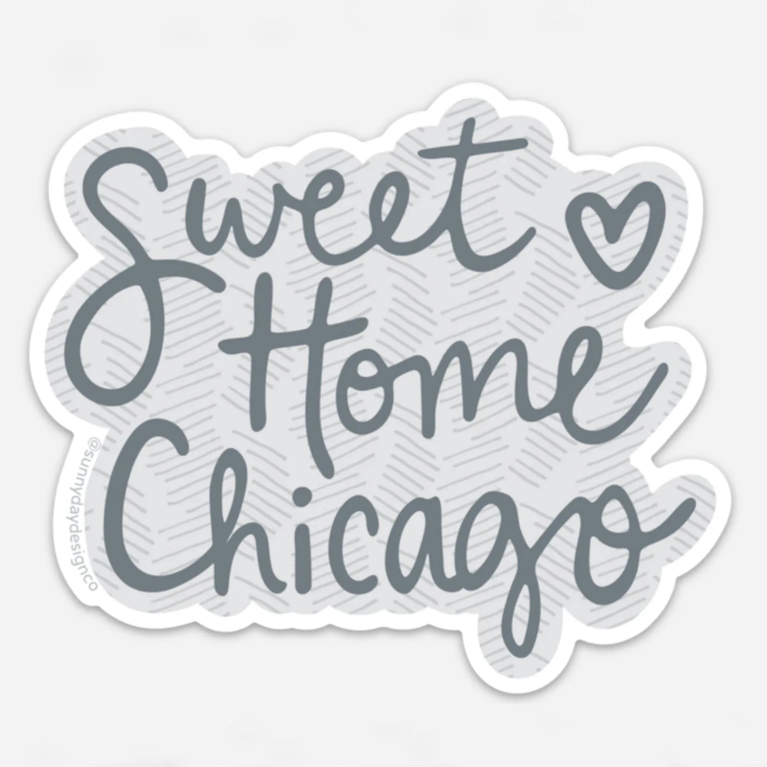 Sweet Home Chicago Vinyl Magnet (2 Color Options) - Waterproof & Scratch Resistant