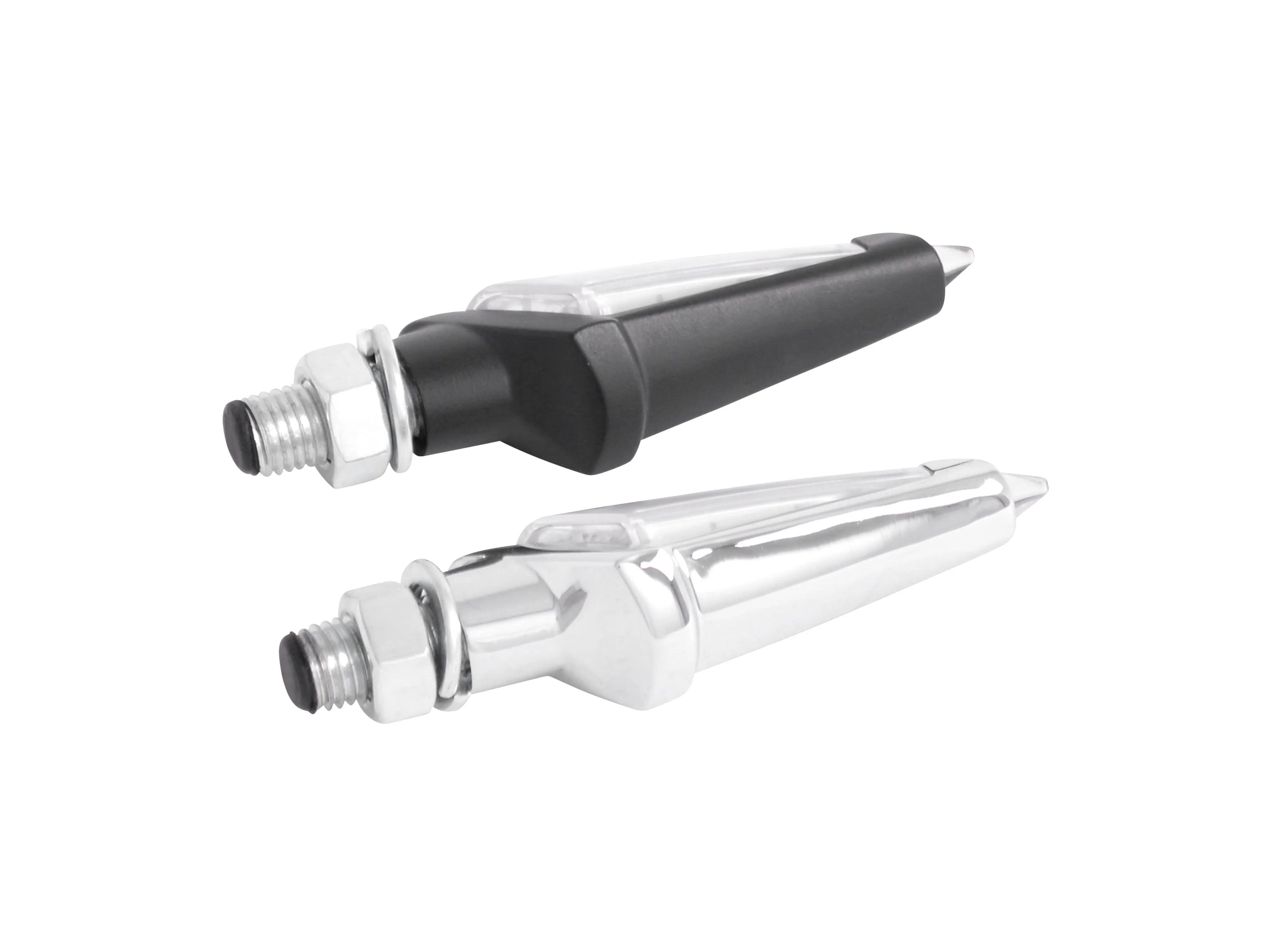 Turn Signal Set Strunk LED, Short Stem - Black - Highway Hawk H68-9297