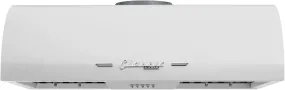 UGP-30CR RH W Classic Retro, Electric Range Hood with 3 Fan Speeds and 2 LED Lights, 110-120 V, 30", Marshmallow White
