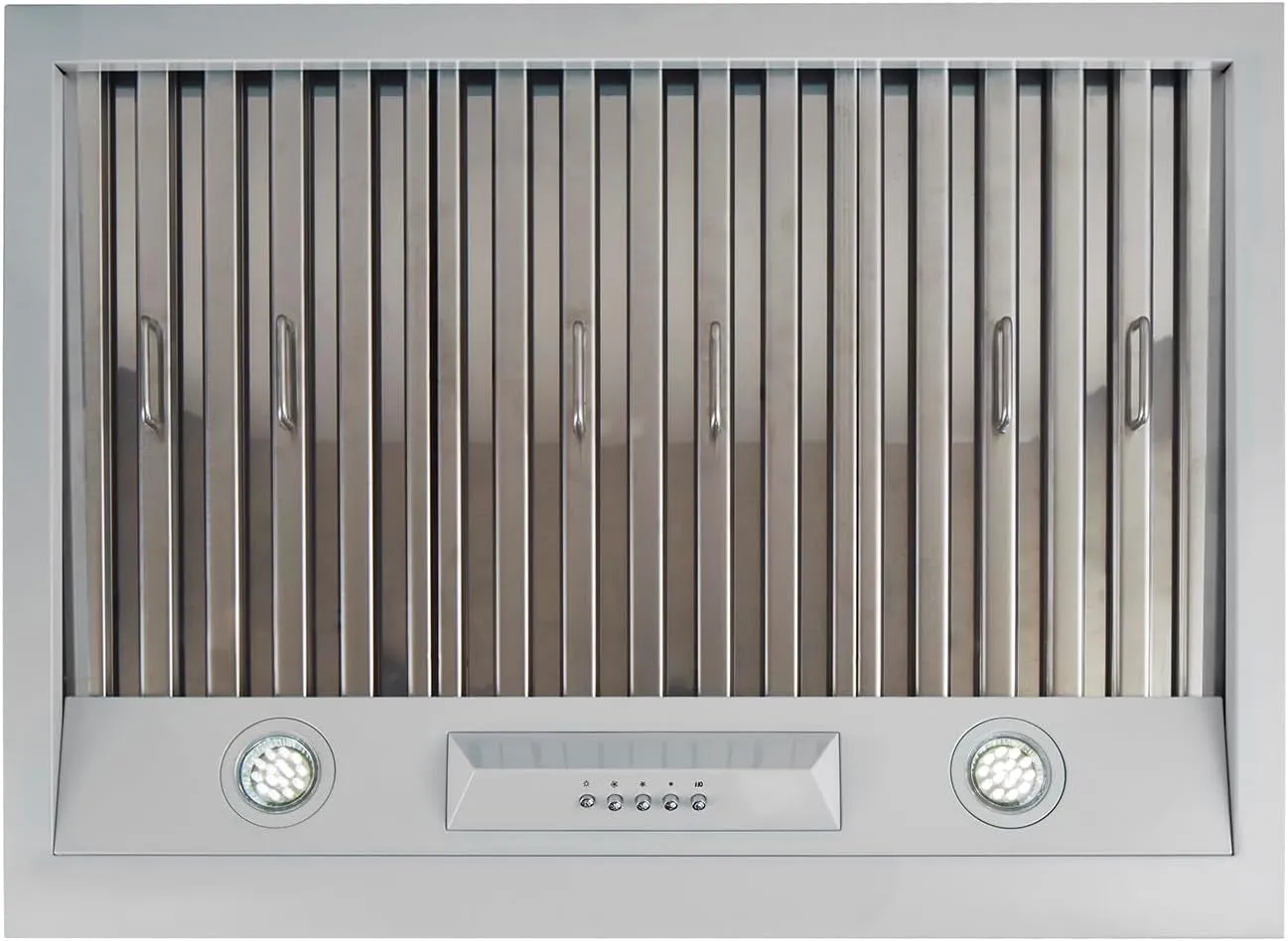 UGP-30CR RH W Classic Retro, Electric Range Hood with 3 Fan Speeds and 2 LED Lights, 110-120 V, 30", Marshmallow White