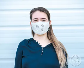 Unisex Hair On Cowhide Face Mask - 10 Filter replacements Included