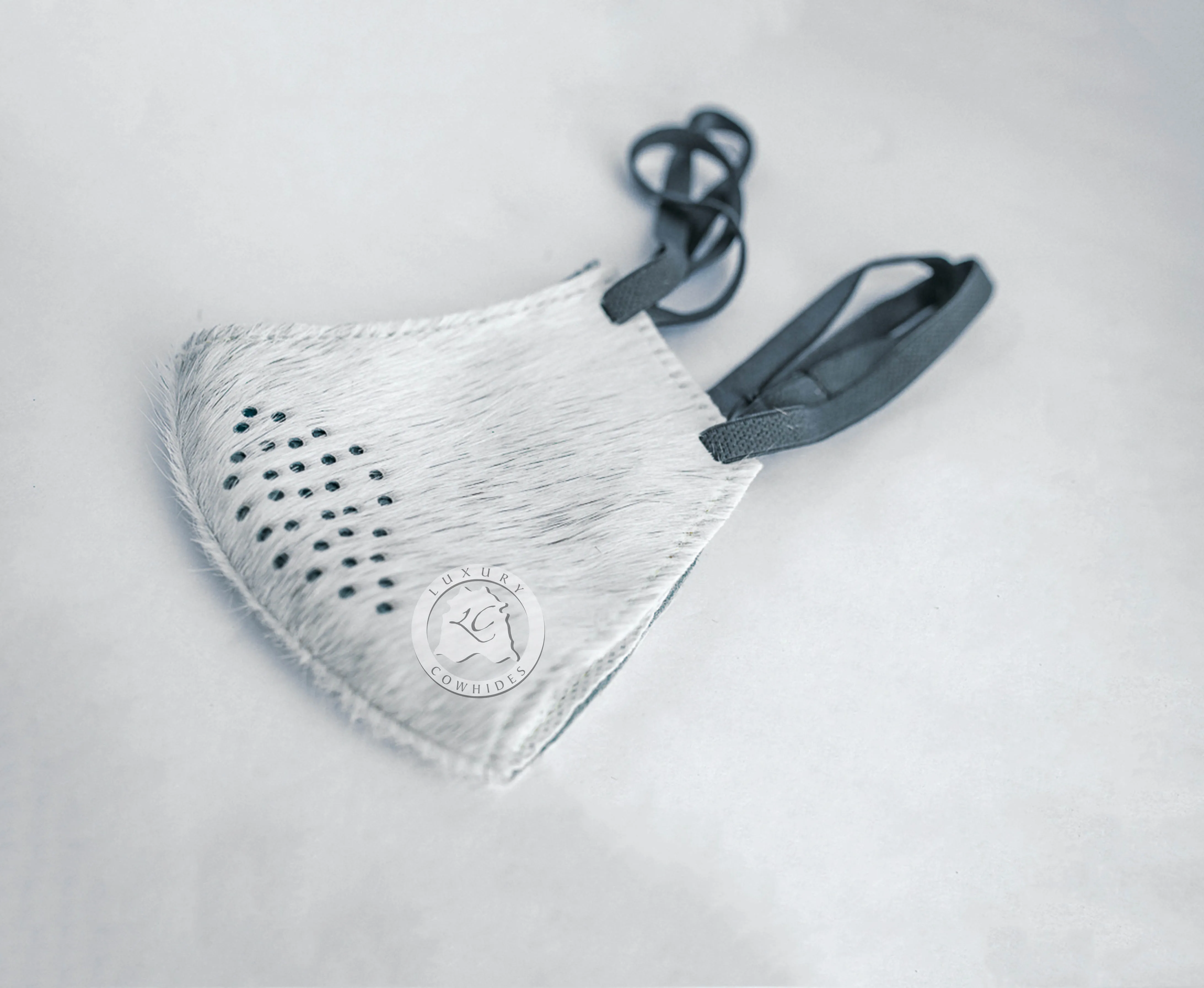 Unisex Hair On Cowhide Face Mask - 10 Filter replacements Included