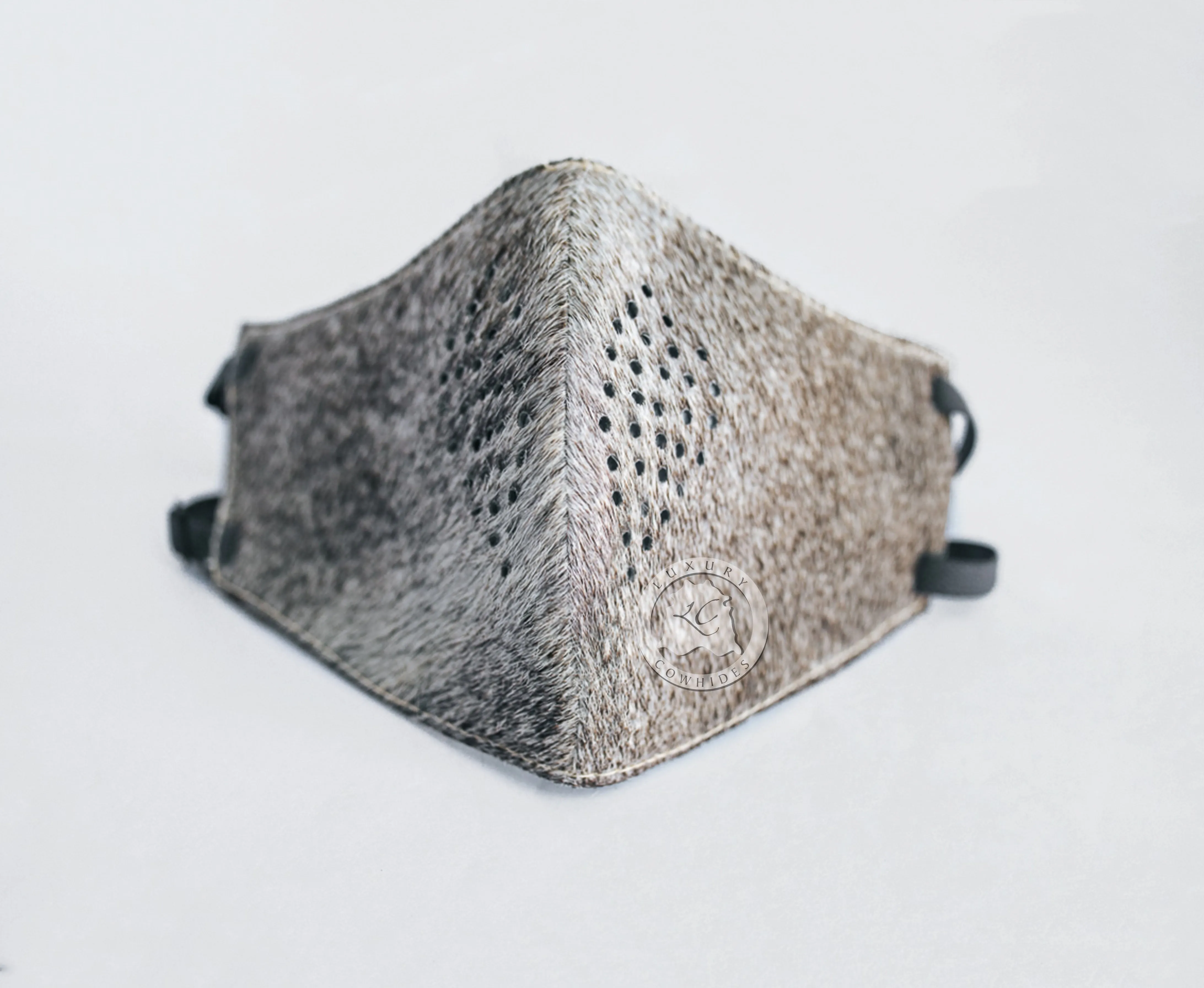 Unisex Hair On Cowhide Face Mask - 10 Filter replacements Included