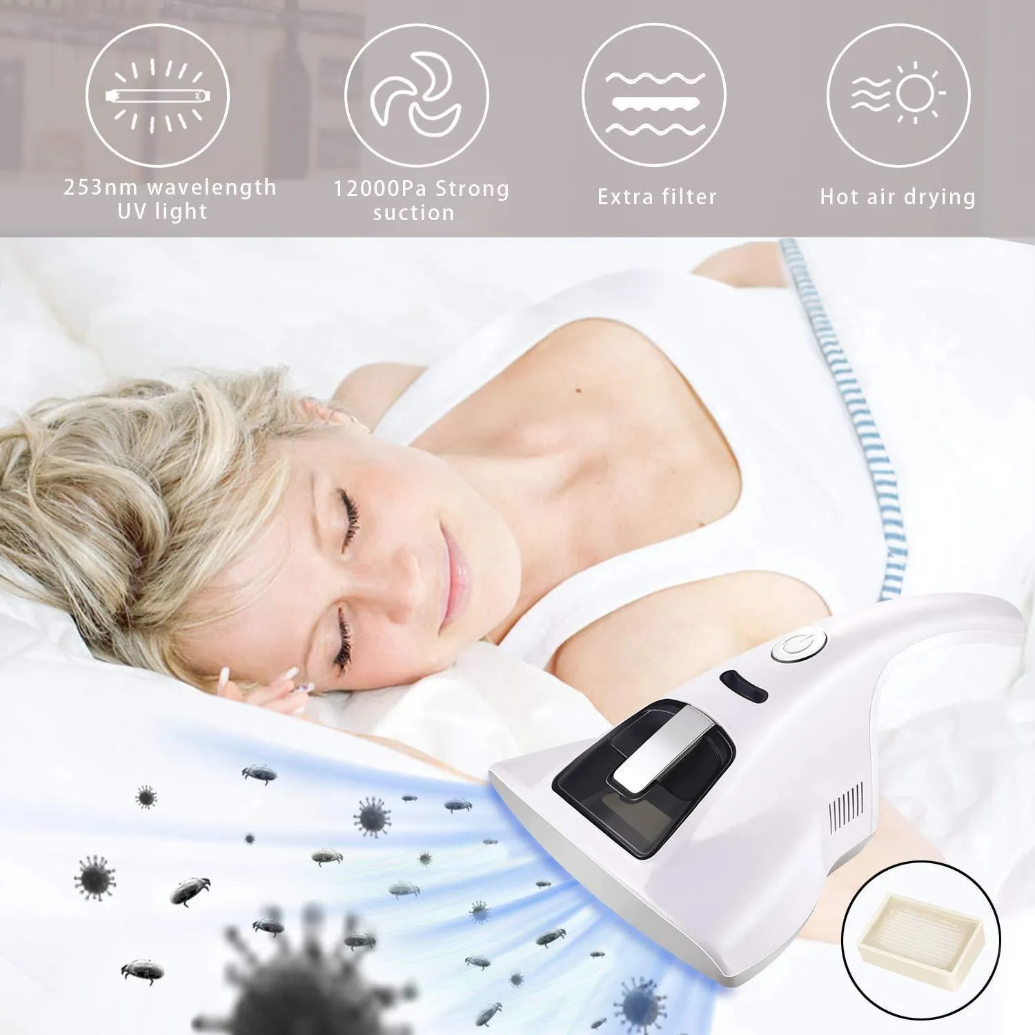 UV Vacuum Cleaner - Anti Dust Mites